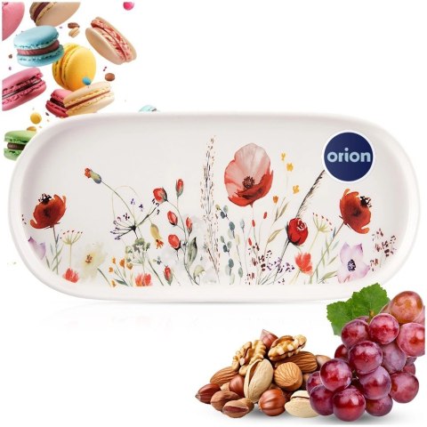 Talerz do Serwowania Porcelanowy MAKI 25 x 12 cm ORION Zmywarka