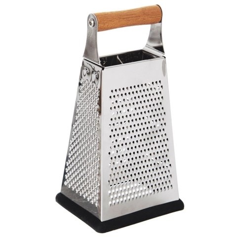 Tarka Kuchenna 4-Stronna Stalowa Ostra ORION 22 cm Uchwyt Bambus