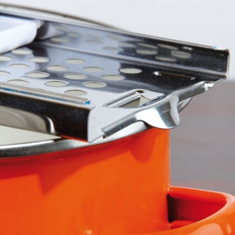 Tarka do Lanych Klusek Makaronu z Uchwytami Stalowa Solidna ORION 33 x 11cm