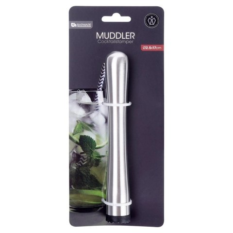 Tłuczek Barmański Muddler Stalowy EXCELLENT HOUSEWARE 17,5 cm Ząbki