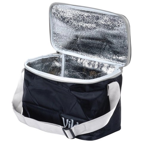 Torba Termiczna Czarna 10 L VILDE Plażowa Poliestrowa Regulowany Pasek