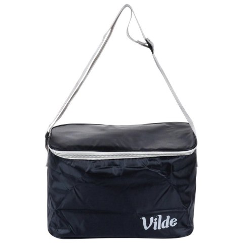 Torba Termiczna Czarna 10 L VILDE Plażowa Poliestrowa Regulowany Pasek
