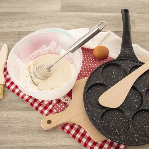 Trzepaczka Spiralna do Ubijania Jajek i Sosów 26 cm ORION Stal Nierdzewna