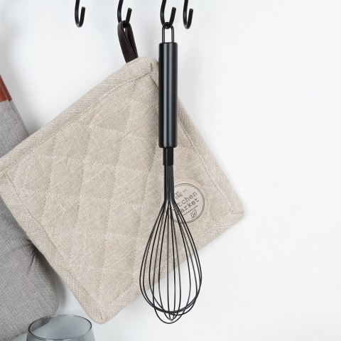 Trzepaczka do Ubijania Czarna EXCELLENT HOUSEWARE 29 cm Stalowa