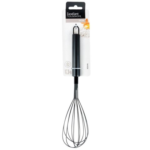 Trzepaczka do Ubijania Czarna EXCELLENT HOUSEWARE 29 cm Stalowa