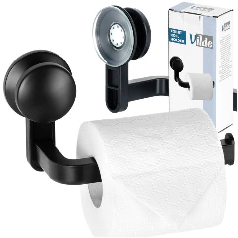 Uchwyt na Papier Toaletowy Solidny VILDE Montaż na Przyssawkę 16,5 x 9,5 cm