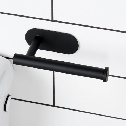 Uchwyt na Papier Toaletowy Stal Nierdzewna VILDE Montaż Taśma 16,5 x 7.7 cm