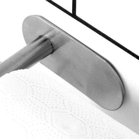 Uchwyt na Papier Toaletowy Stal Nierdzewna VILDE Montaż Taśma 16,5 x 7.7 cm