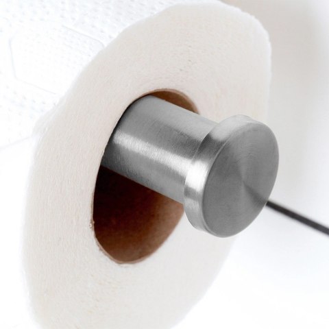 Uchwyt na Papier Toaletowy Stal Nierdzewna VILDE Montaż Taśma 16,5 x 7.7 cm
