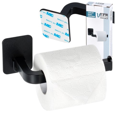 Uchwyt na Papier Toaletowy bez Wiercenia VILDE Montaż Taśma 3M 16,5 x 7 cm
