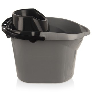 Wiadro do Mopa z Wyciskaczem 12 L ORION Uchwyt na Kij 38 x 28 cm