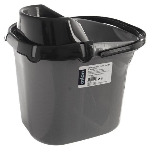 Wiadro do Mopa z Wyciskaczem 12 L ORION Uchwyt na Kij 38 x 28 cm