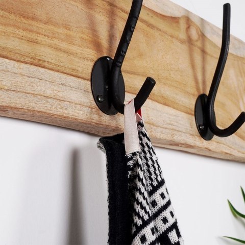 Wieszak Ścienny na Ubrania Drewniany Solidny HOME STYLING COLLECTION 49,5cm