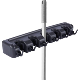 Wieszak na Mopa Ścienny VILDE 5 Automatycznych Uchwytów 41 cm