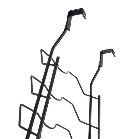 Wieszak na Pokrywki Metalowy Czarny ORION na 6 Pokrywek RADKA