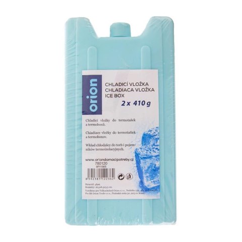 Wkłady Chłodzące do Lodówki 2 x 410 g ORION Niebieskie 2 szt.