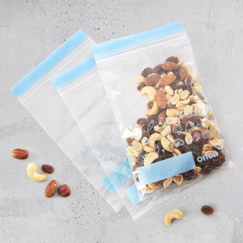 Woreczki Strunowe do Żywności 25 szt. ORION 20 x 12 cm z Miejscem na Opis