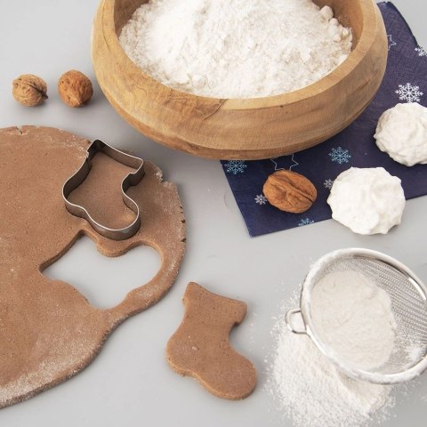 Wykrawacz do Ciastek 6 cm ORION Skarpeta Świąteczna Stal Nierdzewna