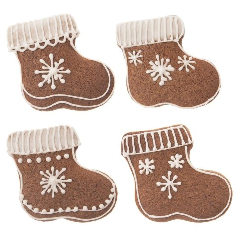 Wykrawacz do Ciastek 6 cm ORION Skarpeta Świąteczna Stal Nierdzewna