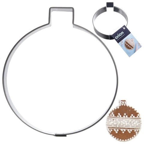 Wykrawacz do Ciastek Bombka 7 cm Stal Nierdzewna Solidny ORION