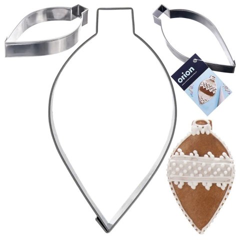 Wykrawacz do Ciastek Bombka 9 cm Stal Nierdzewna Solidny ORION