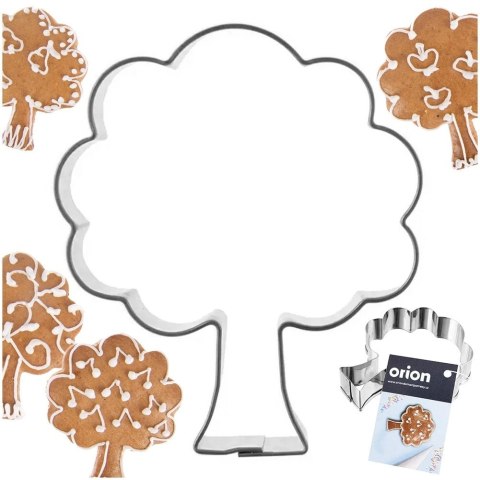 Wykrawacz do Ciastek Drzewo 6 cm Stal Nierdzewna Solidny ORION