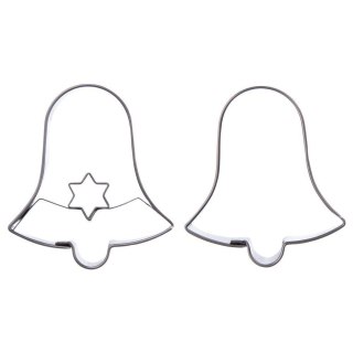 Wykrawacz do Ciastek Dzwonek 4,6 cm 2 szt. Stal Nierdzewna Solidny ORION