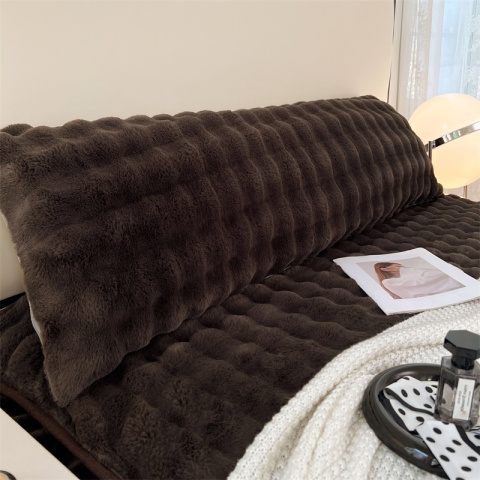 1 szt. pluszowa poduszka w jednolitym kolorze, długa poszewka na poduszkę, poszewka dekoracyjna