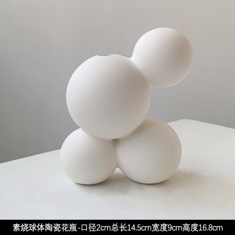 Livetai Wabi-Sabi Ceramiczna rzeźba abstrakcyjna, ręcznie wykonana nieregularna ozdoba dekoracyjna do nowoczesnego wystroju domu