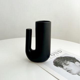 Livetai Wabi-Sabi Ceramiczna rzeźba abstrakcyjna, ręcznie wykonana nieregularna ozdoba dekoracyjna do nowoczesnego wystroju domu