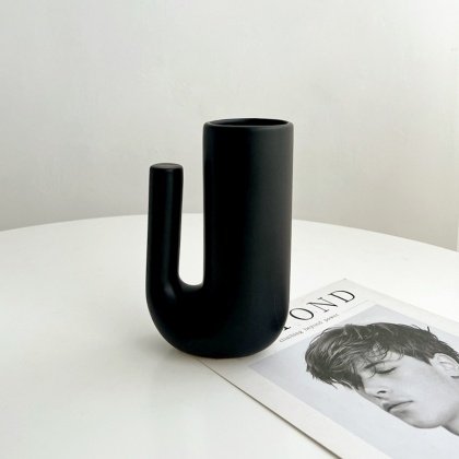 Livetai Wabi-Sabi Ceramiczna rzeźba abstrakcyjna, ręcznie wykonana nieregularna ozdoba dekoracyjna do nowoczesnego wystroju domu