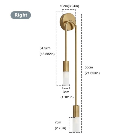 Nordycki luksusowy kinkiet salon nowoczesny minimalistyczny LED czarne złoto kreatywne tło telewizora ściana korytarz