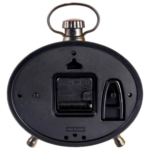 Zegar Ścienny 20,5 x 24 cm VILDE Budzik Vintage Postarzane Złoto