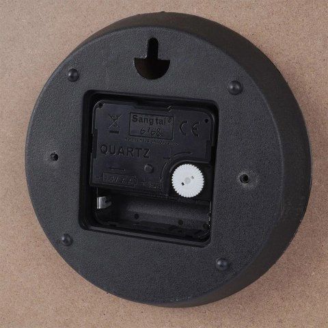 Zegar Ścienny 40 cm VILDE Okrągły Brązowy Drewno MDF Styl Klasyczny