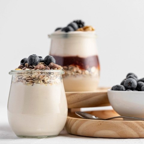 Zestaw 12 Słoików Słoiczków Słoiki na Jogurt Desery Szklane ORION 200ml