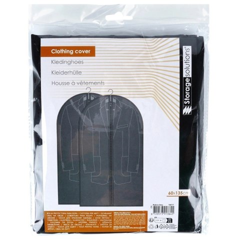 Zestaw 2 Pokrowce na Ubrania Długie PEVA Wodoodporny SG 60 x 135 cm