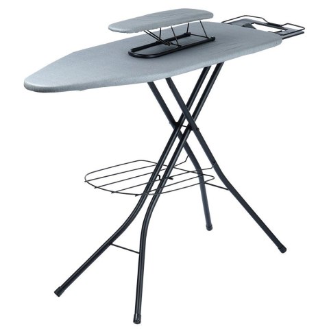 Zestaw Deska Rękawnik do Prasowania Szara Solidna VILDE 140 x 39 x 92 cm