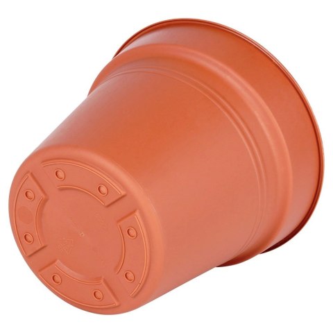 Zestaw Doniczek Okrągłych PROGARDEN 17 cm 3 szt. Ceglane Uniwersalne