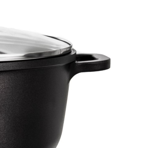 Zestaw Garnków 9 el. ORION GRANDE Granitowy Brytfanna Ruszt PFLUON