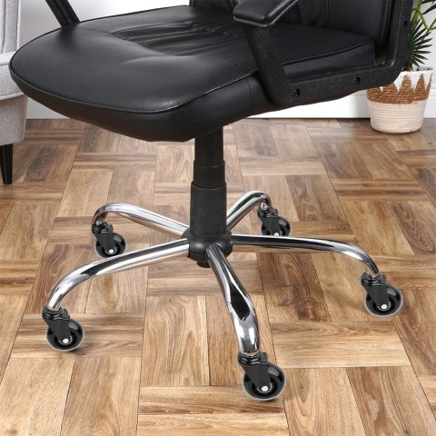 Zestaw Kółka do Fotela Biurowego Kauczukowe VILDE 6,3 cm / 10 mm 5 szt.