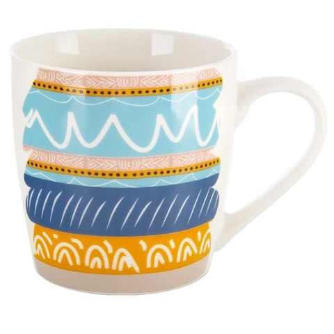 Zestaw Kubek z Miseczką dla Dziecka Śniadaniowy Porcelanowy Lama ORION 2el.