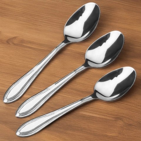 Zestaw Łyżki Stołowe Stal Nierdzewna CONIC 3 Sztuki 20,5 cm ORION