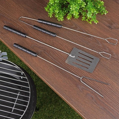 Zestaw Przyborów do Grilla 3 el. BBQ COLLECTION Łopatka Szczypce Widelec