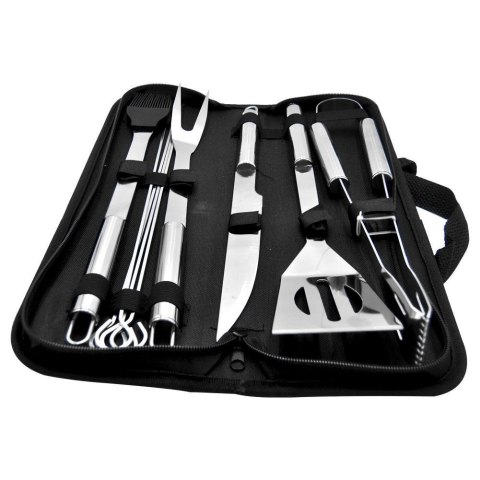 Zestaw Przyborów do Grilla Stalowy w Etui 10 el. ORION