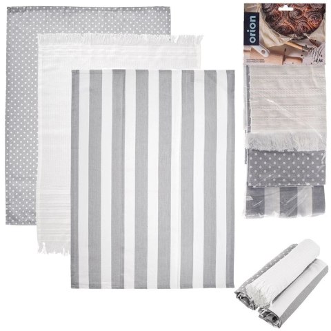 Zestaw Ścierki Kuchenne Bawełniane Uniwerslane z Zawieszką ORION 3 szt.