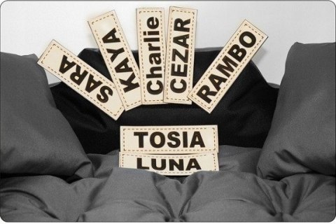 LEGOWISKO PERSONALIZOWANE MIKROFIBRA 100x75 SZARE AIO FACTORY SP. Z O.O.