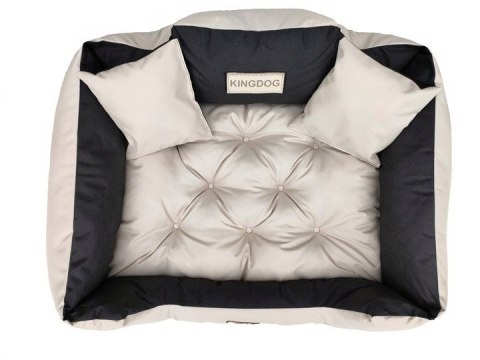 Legowisko Imię Pupila KINGDOG 55x45 Beżowe AIO FACTORY SP. Z O.O.