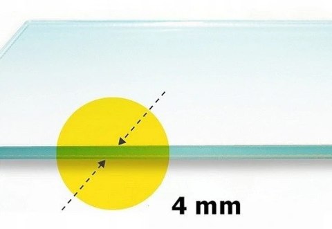 Szyba do Kominka, Pieca - żaroodporna P1 - 29,5x18 cm TopStoc