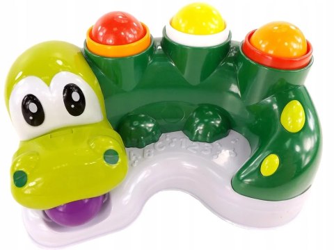 Dinozaur Zbijak Piłeczek z Dźwiękami i Światłami | Interaktywna Zabawka Edukacyjna dla Dzieci 326