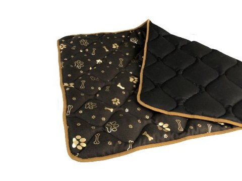 Legowisko dla psa mata 120x80 cm wodoodporne kości złota AIO FACTORY SP. Z O.O.